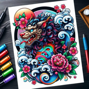 foo-dog-sculpture-surrealism-fantasy-inspired-for-scapula – tattoo design ideas free ai generated – Gallery: foo-dog-inkby-ai