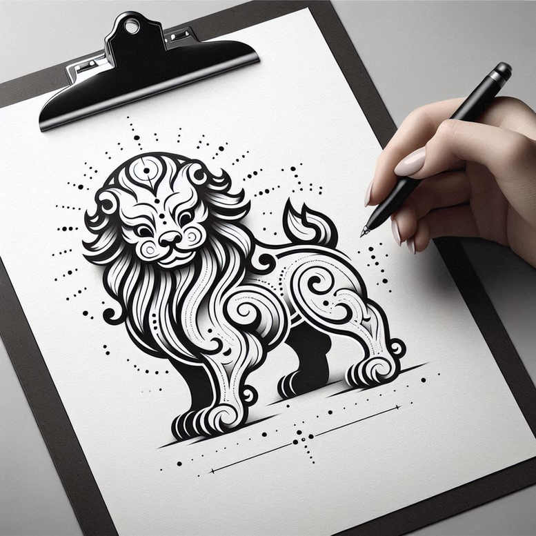 legendary-protector-neotraditional-enhanced-shading-for-arm – tattoo design ideas free ai generated – Gallery: foo-dog-inkby-ai