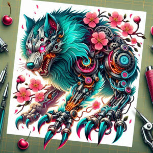 foo-dog-with-mane-neotraditional-subtle-tone-for-palm – tattoo design ideas free ai generated – Gallery: foo-dog-inkby-ai