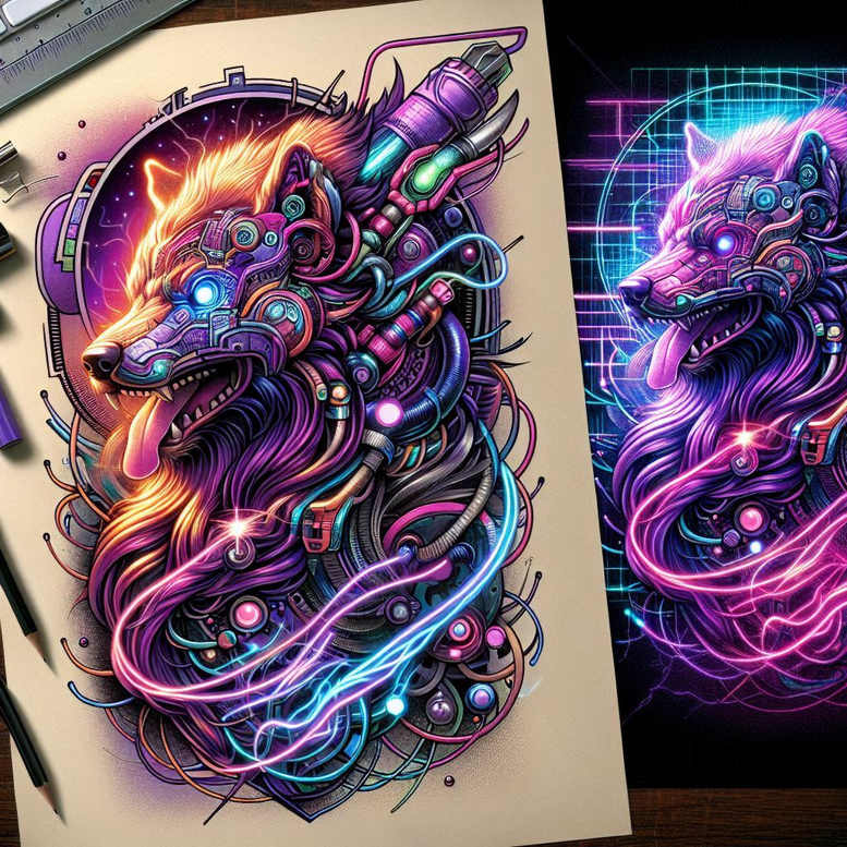 chinese-guardian-lion-neotraditional-enhanced-shading-for-forearm – tattoo design ideas free ai generated – Gallery: foo-dog-inkby-ai
