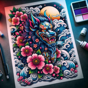 legendary-protector-realism-realistic-color-for-ribs – tattoo design ideas free ai generated – Gallery: foo-dog-inkby-ai