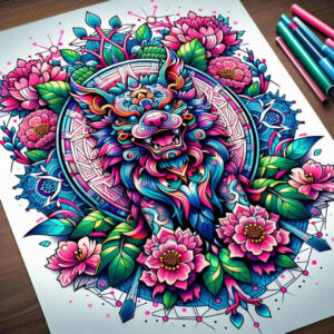 home-protector-realism-cgi-realism-for-forearm – tattoo design ideas free ai generated – Gallery: foo-dog-inkby-ai