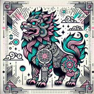chinese-mythology-dog-neotraditional-color-depth-for-upper-shoulder – tattoo design ideas free ai generated – Gallery: foo-dog-inkby-ai