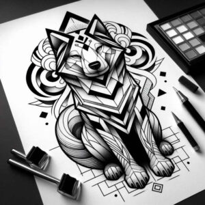 guardian-foo-dog-neotraditional-classic-composition-for-ribs – tattoo design ideas free ai generated – Gallery: foo-dog-inkby-ai