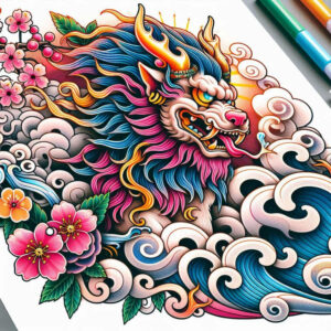 legendary-protector-realism-realistic-lighting-for-full-back – tattoo design ideas free ai generated – Gallery: foo-dog-inkby-ai