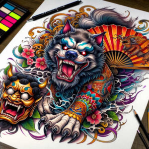 foo-dog tattoo design ideas Realism micro detail fierce guardian meaning resilience