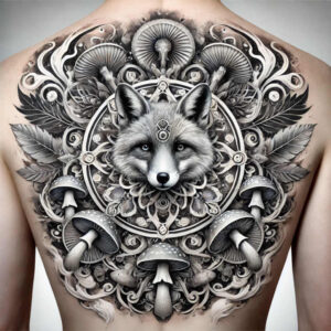 fox-freedom-symbol-realism-light-and-shadow-play-for-full-back – tattoo design ideas free ai generated – Gallery: foxes-inkby-ai