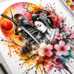 martial-arts-tattoo-neotraditional-subtle-tone-for-foot – tattoo design ideas free ai generated – Gallery: geisha-and-samurai-inkby-ai