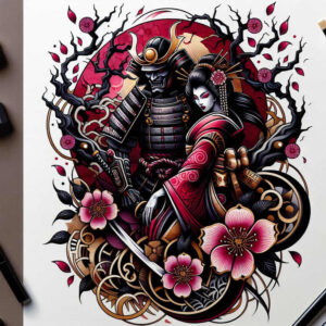balance-tattoo-neotraditional-classic-motifs-for-full-back – tattoo design ideas free ai generated – Gallery: geisha-and-samurai-inkby-ai