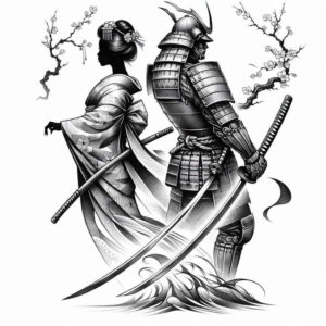 japanese-folklore-tattoo-neotraditional-modern-classic-for-forearm – tattoo design ideas free ai generated – Gallery: geisha-and-samurai-inkby-ai