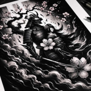 warrior-spirit-tattoo-realism-cgi-realism-for-shoulder – tattoo design ideas free ai generated – Gallery: geisha-and-samurai-inkby-ai