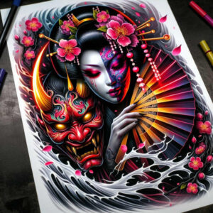 geisha tattoo design ideas classic motifs artistic symbol of endurance