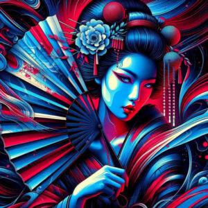 geisha tattoo design ideas Realism realistic perspective kimono courage and power