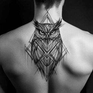 abstract-geometric-tattoo – tattoo design ideas free ai generated – open-space – for-forearm – Gallery: geometric-inkby-ai