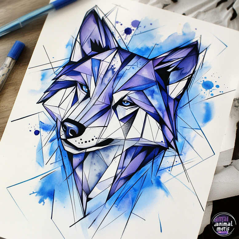 angular-tattoo – tattoo design ideas free ai generated – subtle-shape – for-lower-back – Gallery: geometric-inkby-ai