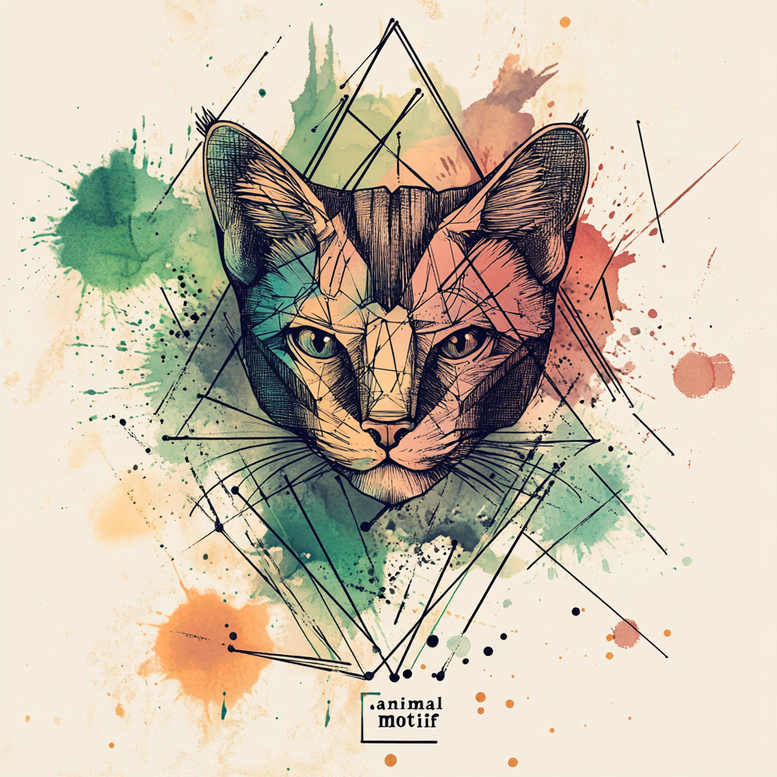 artistic-geometric-tattoo – tattoo design ideas free ai generated – micro-line – for-fingers – Gallery: geometric-inkby-ai