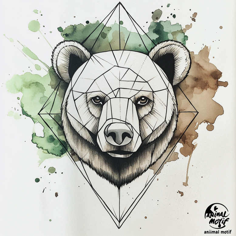 artistic-geometric-tattoo – tattoo design ideas free ai generated – open-space – for-back – Gallery: geometric-inkby-ai