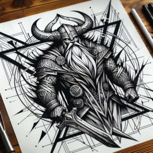 diamond-tattoo – tattoo design ideas free ai generated – mini-geometry – for-palm – Gallery: geometric-inkby-ai