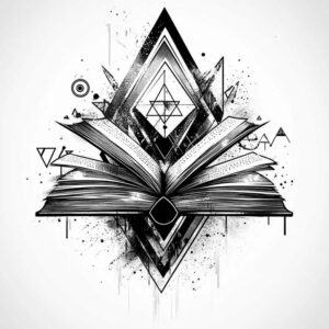 dynamic-geometric-tattoo – tattoo design ideas free ai generated – thin-script – for-wrist-side – Gallery: geometric-inkby-ai