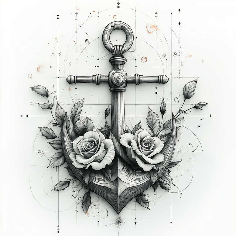 geometric-detail-tattoo – tattoo design ideas free ai generated – lightweight – for-nape – Gallery: geometric-inkby-ai