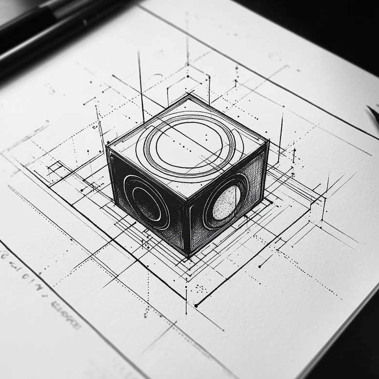 geometric-form-tattoo – tattoo design ideas free ai generated – elegant – for-lower-back – Gallery: geometric-inkby-ai