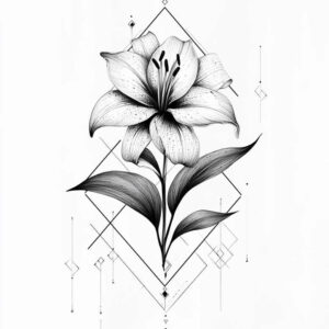geometric-form-tattoo – tattoo design ideas free ai generated – fine-dot – for-arm – Gallery: geometric-inkby-ai