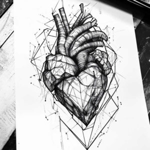 geometric-form-tattoo – tattoo design ideas free ai generated – silent – for-elbow – Gallery: geometric-inkby-ai