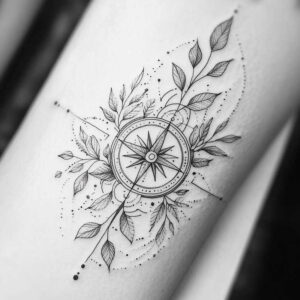 geometric-motif-tattoo – tattoo design ideas free ai generated – refined-ink – for-triceps – Gallery: geometric-inkby-ai