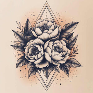 geometric-symbol-tattoo – tattoo design ideas free ai generated – micro-symbol – for-palm – Gallery: geometric-inkby-ai