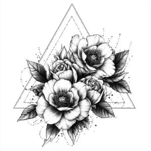 geometric-tattoo – tattoo design ideas free ai generated – clear-cut – for-scapula – Gallery: geometric-inkby-ai