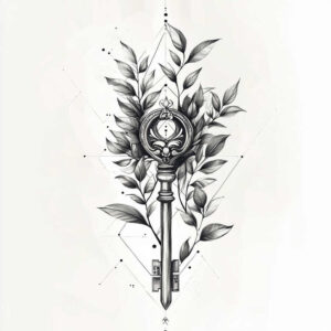 geometric-tattoo – tattoo design ideas free ai generated – no-background – for-fingers – Gallery: geometric-inkby-ai