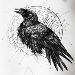 geometric-tattoo-style – tattoo design ideas free ai generated – dotwork – for-neck – Gallery: geometric-inkby-ai