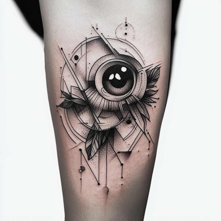 geometric-tattoo-style – tattoo design ideas free ai generated – slender – for-ribs – Gallery: geometric-inkby-ai