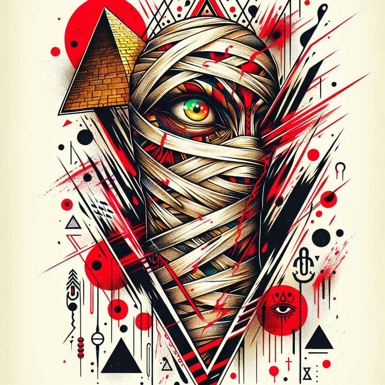 layered-geometric-tattoo – tattoo design ideas free ai generated – diminutive – for-lower-arm – Gallery: geometric-inkby-ai