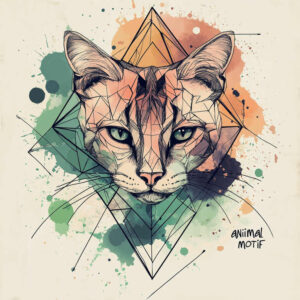 polygon-tattoo – tattoo design ideas free ai generated – delicate – for-neck – Gallery: geometric-inkby-ai