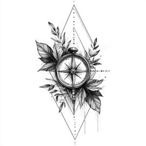 polygon-tattoo – tattoo design ideas free ai generated – tiny-motif – for-fingers – Gallery: geometric-inkby-ai