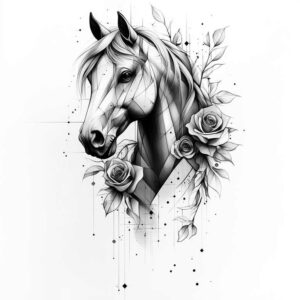 symmetrical-design-tattoo – tattoo design ideas free ai generated – slender – for-stomach – Gallery: geometric-inkby-ai