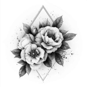 symmetrical-geometric-tattoo – tattoo design ideas free ai generated – compact – for-side – Gallery: geometric-inkby-ai