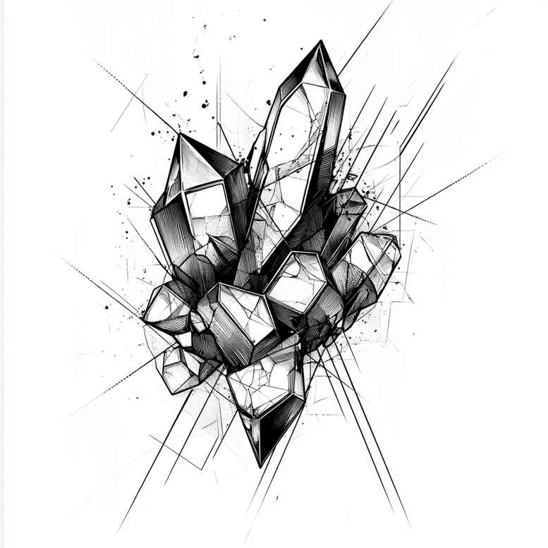geometric tattoo design ideas diamond grid circular grid for wrist