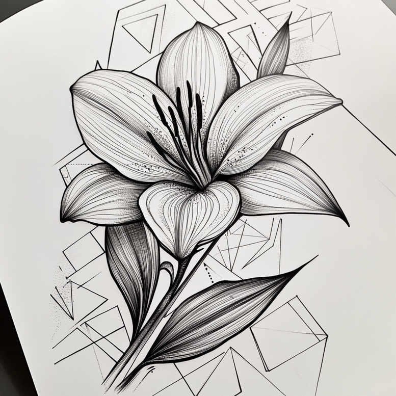 geometric tattoo design ideas recursive form circular pattern for heel