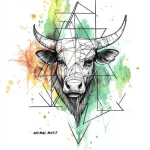 geometric tattoo design ideas 3D geometry elaborate for full back