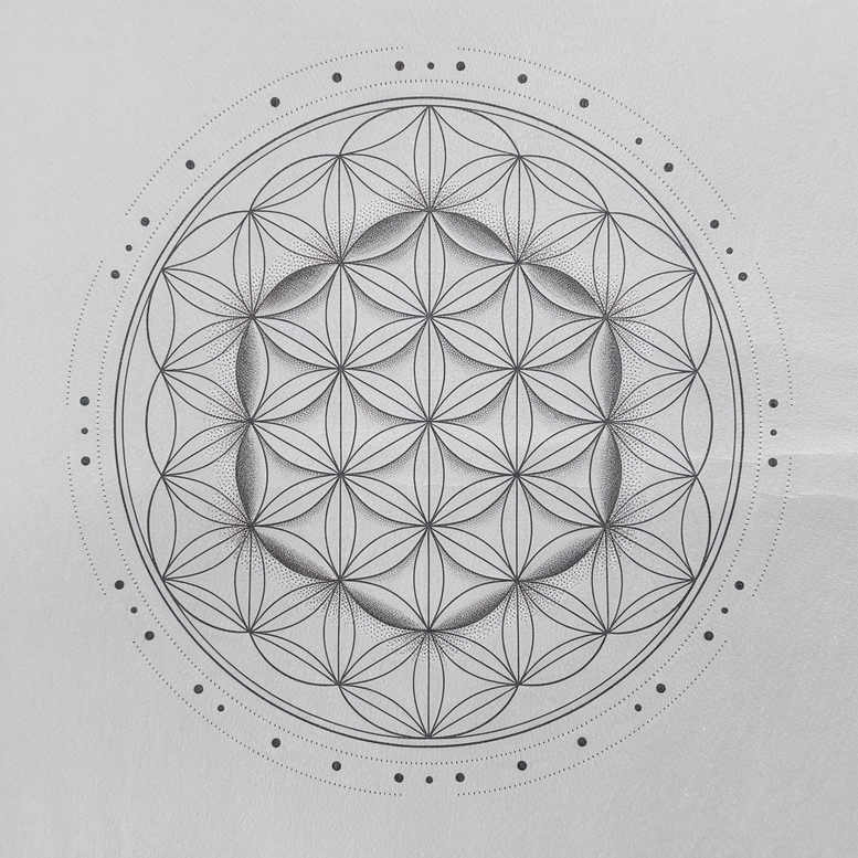 geometric tattoo design ideas pyramid filigree shows courage