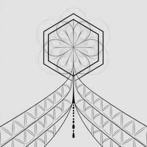 geometric tattoo design ideas low poly geometric lace stands for strength