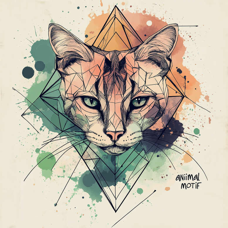 geometric tattoo design ideas line matrix geometric pattern symbolising perseverance