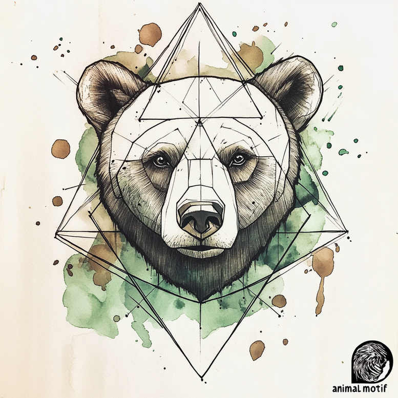 geometric tattoo design ideas symmetry axis harmony lines for collarbone