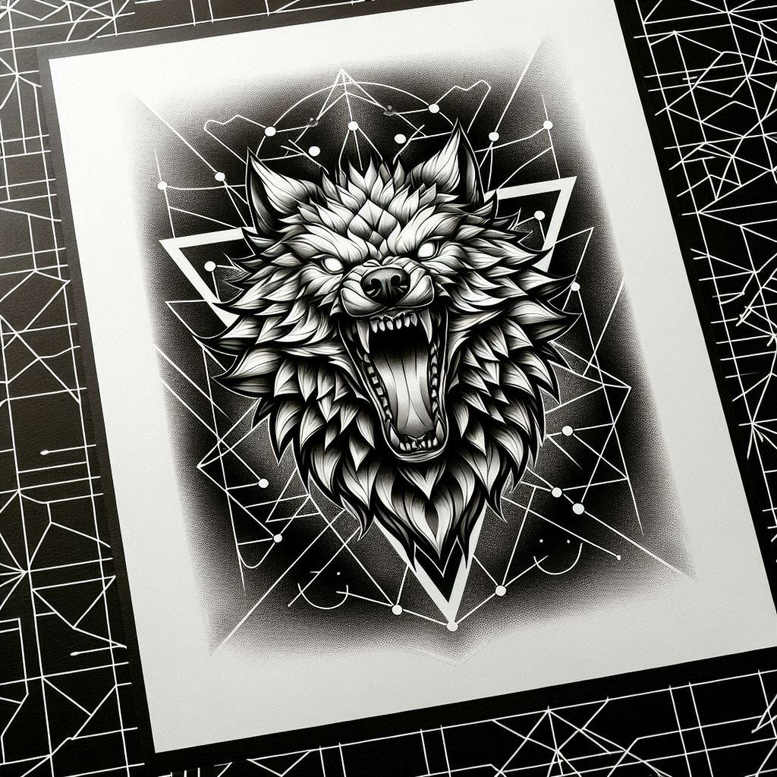 geometric tattoo design ideas modular shape ornamental swirl meaning resilience