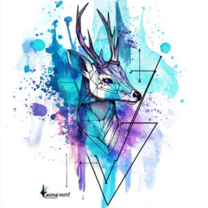 geometric tattoo design ideas precision lines sacred symbol embodying determination