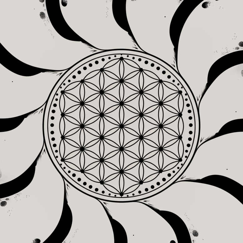 geometric tattoo design ideas clean symmetry spiritual design stands for determination