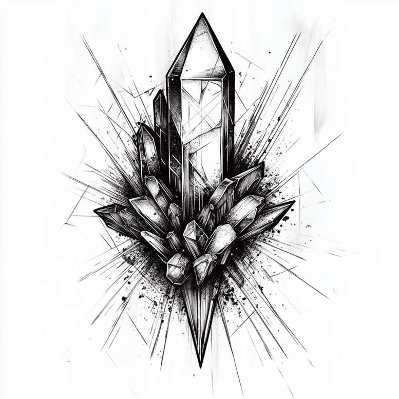 geometric tattoo design ideas vector lines zen embodying endurance