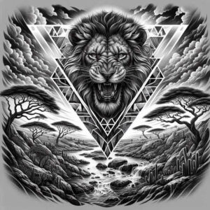 tattoo-with-planes – tattoo design ideas free ai generated – nonintrusive – for-lower-chest – Gallery: geometric-inkby-ai